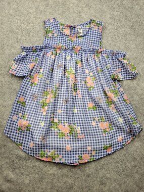 Beauties girls top size 8 blue, white and pink good condition